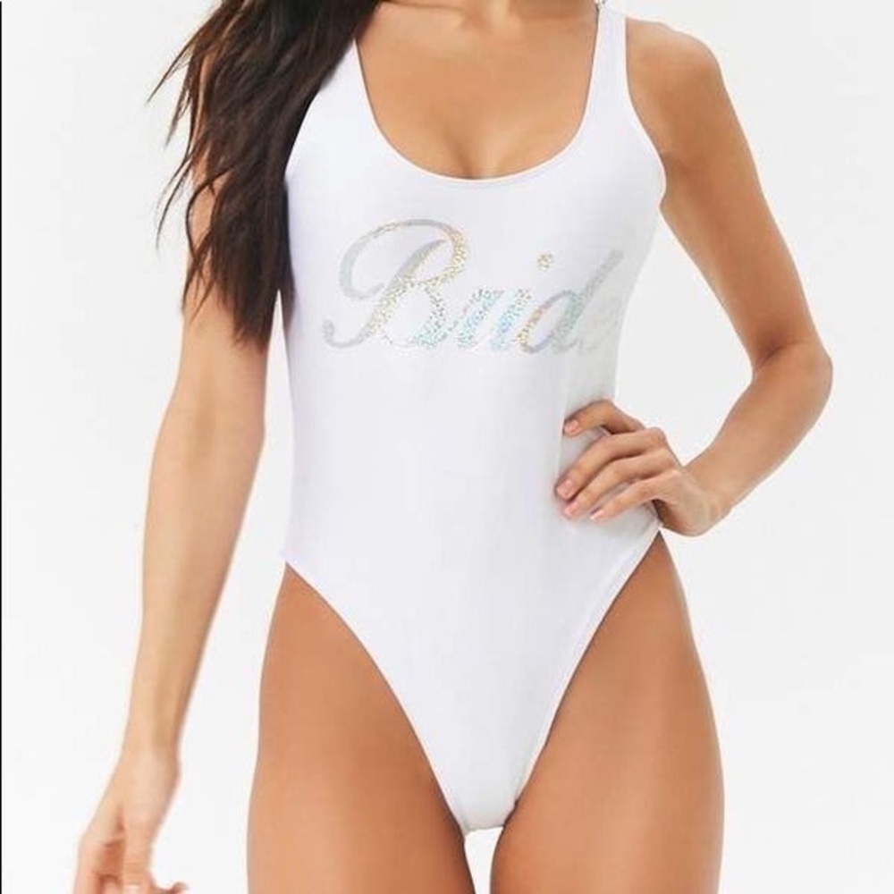 Bride one piece swim
